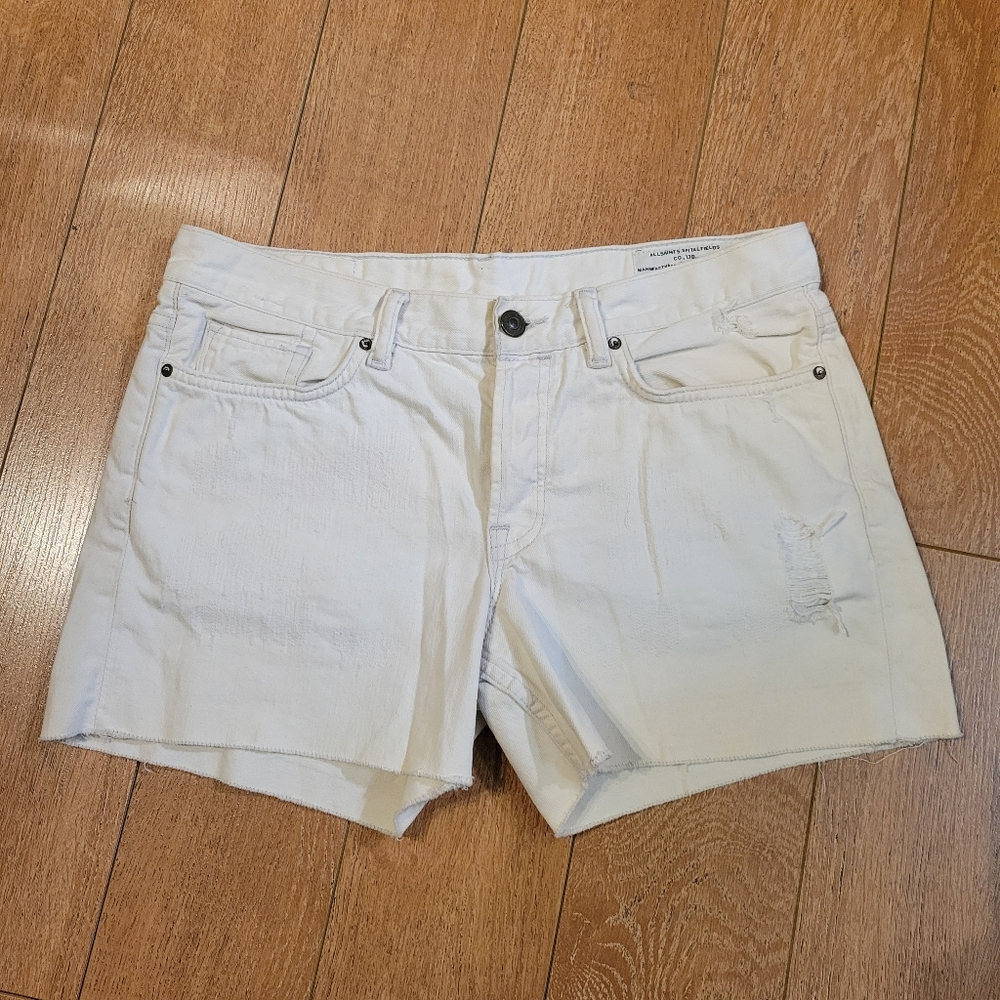 All Saints White Shorts 27